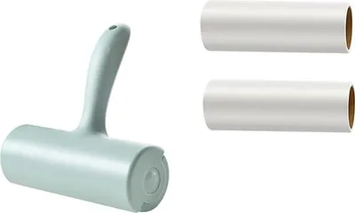 Immagine prodotto di INF Levapelucchi da 16 cm con 2 ricariche - Rimuove peli di animali e lanugine Verde