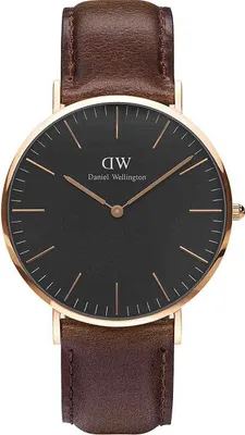 Produktbild von Daniel Wellington Herrenuhr Daniel Wellington Classic Schwarz 40.0mm 40 Herrenuhr DW-DW00100125