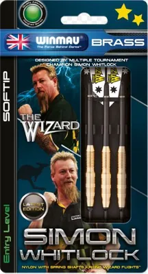 Image de Winmau Simon Whitlock fléchettes en laiton 2227-18 g