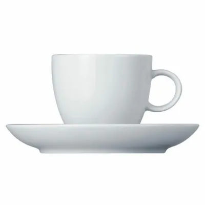 Immagine prodotto di Thomas Sunny Day Espressotasse mit Untertasse, Porzellan, Weiß, Spülmaschinenfest, 80 ml, 2-tlg., 14720