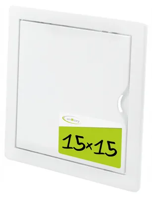 Produktbild von airRoxy Weiße Revisionstür Kunststoff 150x150 mm
