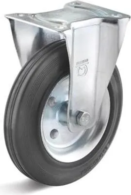 Image de Roulette fixe acier 100 mm BI/522/100/R