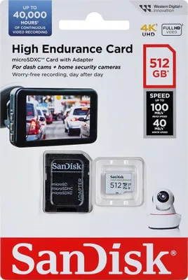 Produktbild von Paměťová karta SanDisk SDSQQNR-512G-GN6IA 512 GB MicroSDXC Class 10