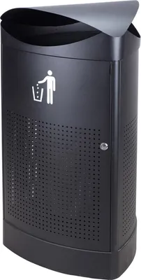 Dreieckiger Außenabfallbehälter VB 667888