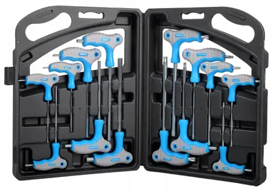 Produktbild von Mega Werkzeugkasten T-Griff TORX HEX 14 Teile