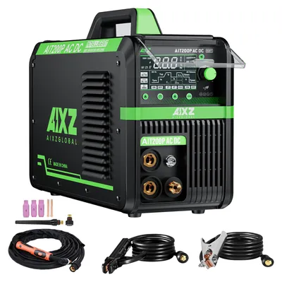 Imagen del producto de Máquina de soldadura - 180A de potencia - 230V de voltaje - Multifunción: TIG, MMA, ARC
