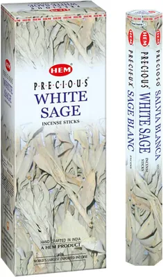 Produktbild von Weißes Salbei-Räucherstäbchen, 100 Stück