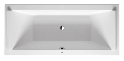 Produktbild von Duravit Badewanne Starck 180 x 80 x 60 cm 2 Rückenschrägen, Einbauversion, weiß, 700338000000000