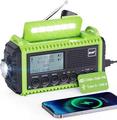 Obrázek produktu pro Ruční kruhové rádio pro kempování a outdoor – nouzové situace – cestování – přežití