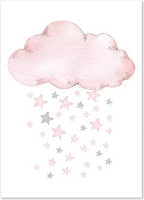 Produktbild von TPFLiving Kunstdruck LW-1028 (OHNE RAHMEN) Poster - Leinwand - Wandbild - Hochauflösender Giclée-Druck, langlebig und hochwertig - Pandabär auf Wolken und Mond für Kinderzimmer -  - Größe: 13x18cm