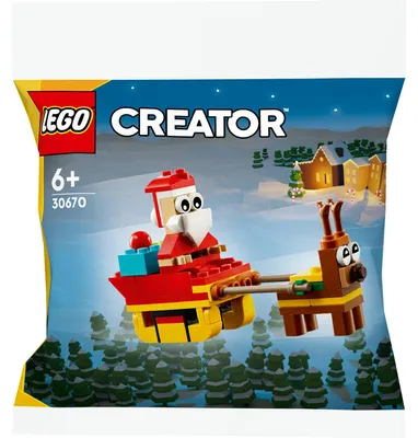 Image de LEGO Creator Le traîneau du Père Noël 30670 Jeu de construction 73 pièces 6 ans