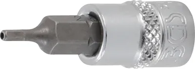 Image de BGS Embout de tournevis à emmanchement carré 6,3 mm (1/4") à six pans creux avec alésage 2 mm - 5156-2