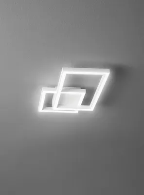 Obrázek produktu pro LED stropní svítidlo 20 W z matně bílého hliníku, stmívatelné, CCT 3000–4000–6000 K, moderní design pro interiéry – Perenz