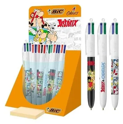 Zdjęcie produktu dla Długopis Bic 4 Colours Asterix, 30 sztuk Dla dzieci Jeden rozmiar