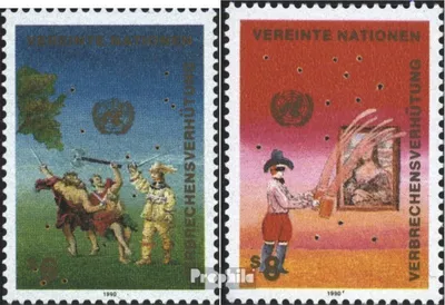 Produktbild von Briefmarken UNO - Wien 1990 Mi 106-107 (kompl.Ausg.) postfrisch Freimarken