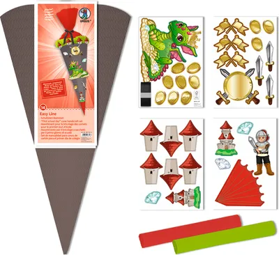 Produktbild von URSUS Schultüte Bastelset Easy Line : Drache Motiv: Drache