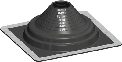 Produktbild von Atec Flachdachdurchführung flexibel, DN 80/125