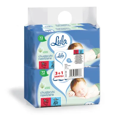 Zdjęcie produktu dla Chusteczki Do Demakijażu Lula 72 Sztuki Z Aloesem