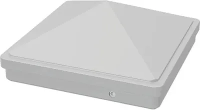 Produktbild von Pfostenkappe Premium Flex 7 x 7 cm silbergrau