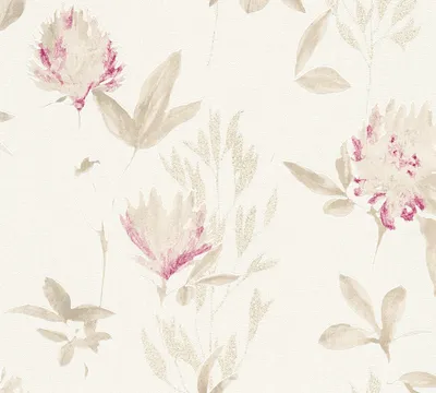 Produktbild von A.S. Creation Designdschungel 2 by Laura N. | 344983 | Vliestapete Blumen | 0.53 m x 10.05 m | Beige
