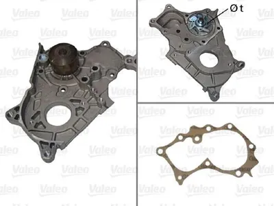 Produktbild von VALEO Kühlmittelpumpe Wasserpumpe für TOYOTA COROLLA (ZZE12, NDE12, ZDE12) 506851