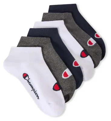 Produktbild von Champion Uni Basics 6pk Sneaker Innensocken, Marineblau, 27-30 EU