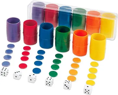Immagine prodotto di Tazza di dadi con Parchís-Jetons Cayro
