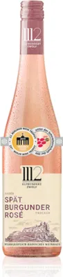 Image de 1112 Elfhundertzwölf Spätburgunder Rosé Baden QbA sec Allemagne | 13,5 % vol | 0,75 l