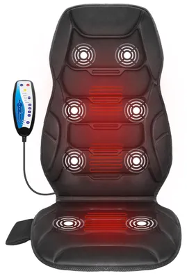 Productafbeelding van COMFIER Massagekussen, massageset, wellness. 8 massagepunten, 5 modi, vibratiefunctie, voor ontspanning