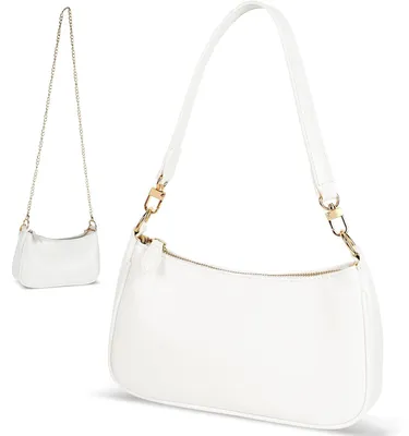 Image de TRANKIELO® - Petit sac à main pour femme avec 3 compartiments – en cuir PU, bandoulière réglable, polyvalent et élégant