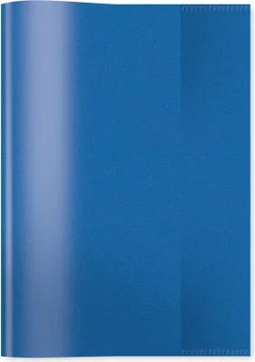 Produktbild von Heftschoner A4 PP transparent/blau Packung mit 25 Stück