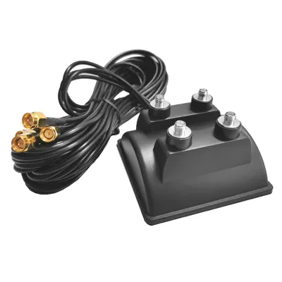 Produktbild von G72C Bolwins WLAN Antennen Verlängerungskabel 3 m – 4× SMA Adapter mit Magnetfuß, WiFi Antenne Kabel