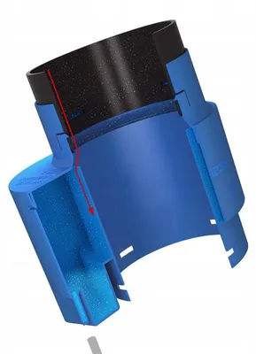 Zdjęcie produktu dla Skraplacz wodny kondensatu do kominkow kominka WIRPLAST 150mm