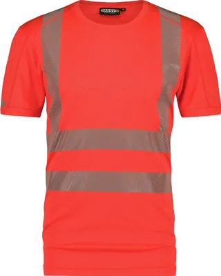 Produktbild von DASSY Warnschutzshirt CARTER UV Schutz Gr. 3XL neonrot