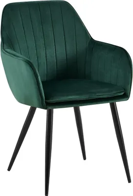 Produktbild von Grüner Esszimmerstuhl – Velvet Chair – Ergonomischer Komfort und moderne Eleganz