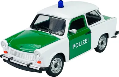 Produktbild von Welly Trabant 601 Polizei Maßstab 1:24 Modellauto 24037