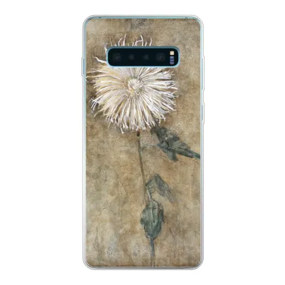 Produktbild von MuchoWow® Handyhülle Schutzhülle Hülle für Samsung Galaxy S10 Plus Chrysantheme - Piet Mondrian - Alte Meister Silikon Softcase Handy Hülle - Schutzhülle