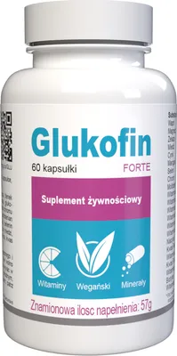 Zdjęcie produktu dla Glukofin Forte - 60 Kapsułek