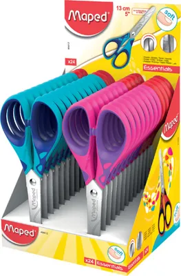 Obrázok produktu pre Maped M464412, Detské, rovný strih, Samostarný, Modrá, Ružová, Červená, Fialová, Nerezová oceľ, Univerzálne