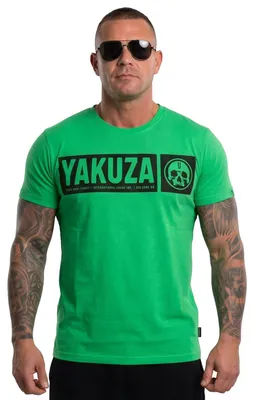 Produktbild von Yakuza Herren Bleak Regular Basic T-Shirt, Bright Green, 4XL