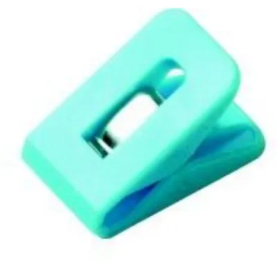 Produktbild von Briefklemmer Signal 1 25x43mm VE=10 Stück hellblau