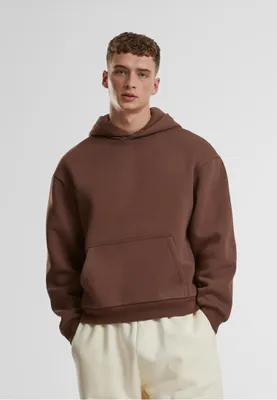 Produktbild von Urban Classics Herren-Kapuzenpullover mit Kapuze Demiay Schokolade S