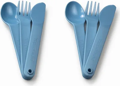 Immagine prodotto di TUPPERWARE To Go Picnic Cutlery SET (2) blu coltello + forchetta + cucchiaio