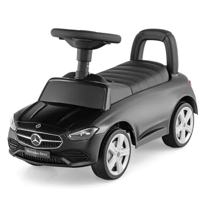 Produktbild von GOPLUS Rutschauto Mercedes-Benz, Rutschfahrzeu mit Lenkrad, Hupe, Motorgeräusch & Stauraum unter dem Sitz, Spielzeugauto Fahrspielzeug, Schwarz