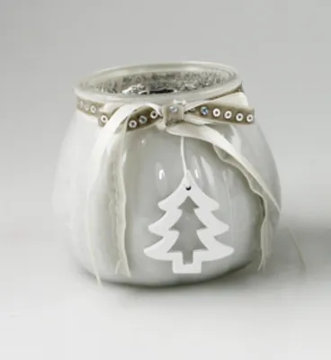 Produktbild von Windlicht Deko Glas Teelichthalter Kerzenhalter Leuchter Kerzenhalter Kugel Vase