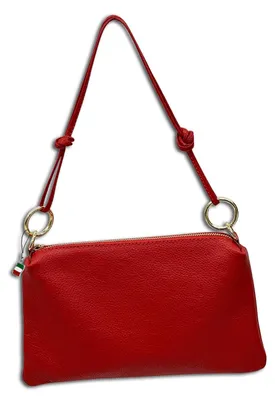 Produktbild von Florence Damen Umhängetasche Leder Tasche rot OTF861R3