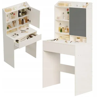 Obrázek produktu pro Moderní toaletní stolek s výklopným zrcadlem, zásuvkou Loft, Glamour