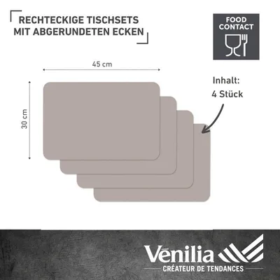 Produktbild von Tischset Beige, 45x30cm, 4 Stück