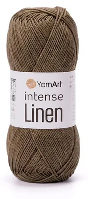 Obrázek produktu pro YarnArt Intense Linen 4118 Kakao – letní příze z lnu a viskózy, vzdušná