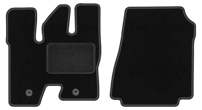 Produktbild von Velours-Fußmatten für BYD ETP3 2023- (Transporter) – 4-tlg, Schwarz, passgenau – Wielganizator LUX